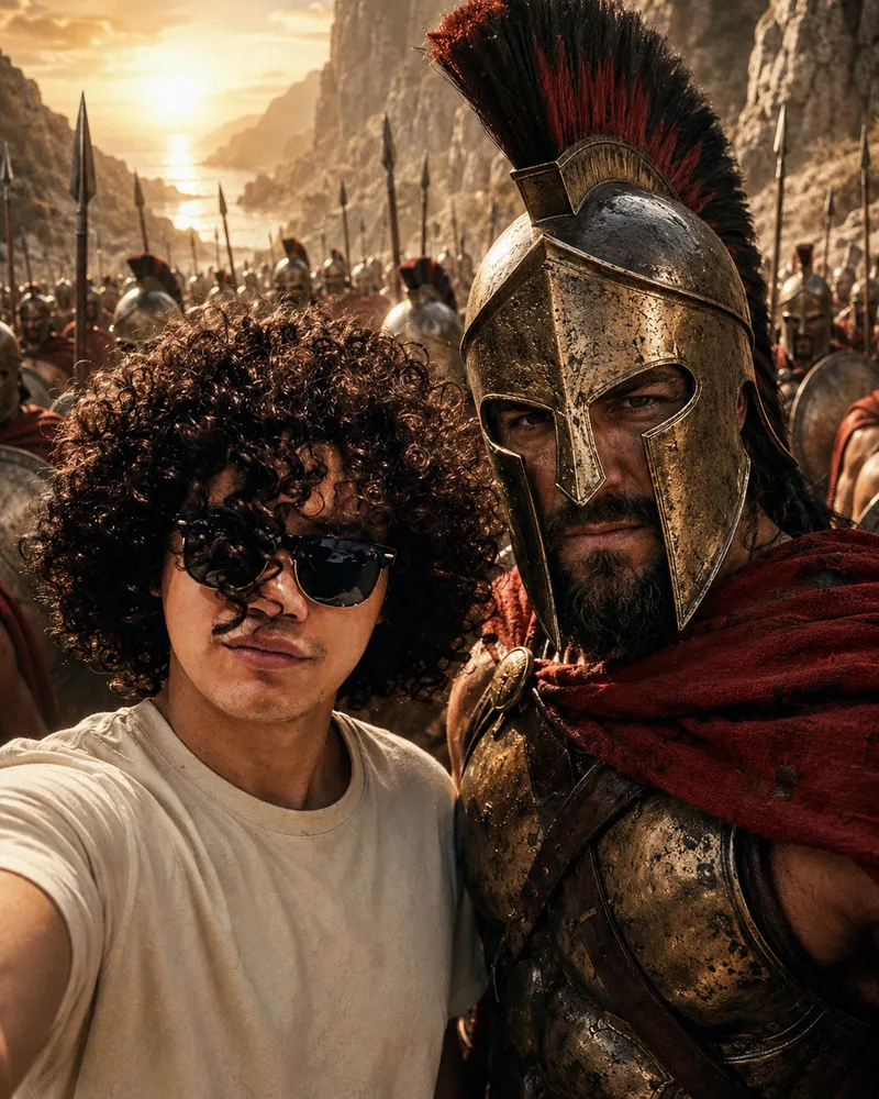 Leonidas before Thermopylae